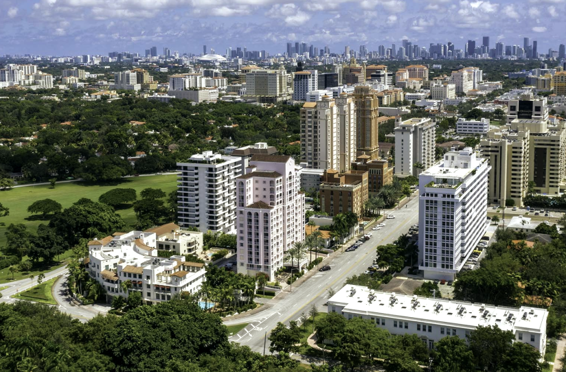 Coral Gables luxury homes and wine refrigeration repair area