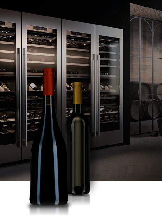 Built-in wine cooler service in a premium home interior