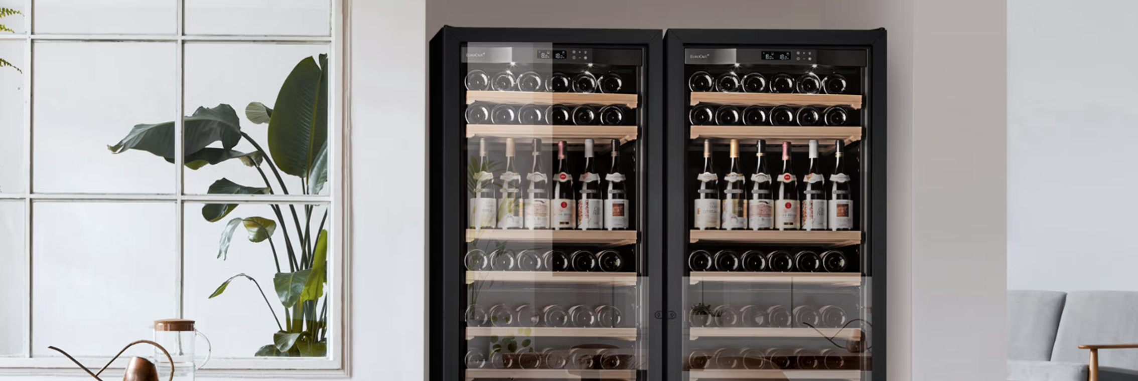 freestanding-wine-cooler-in-cabinet